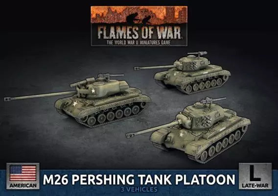 M26 Pershing Tank Platoon (x3 Plastic)