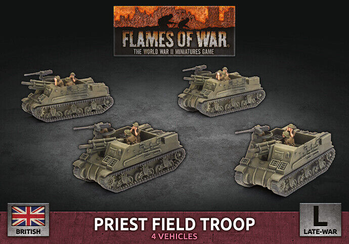 Priest Field Troop (x4 Plastic)