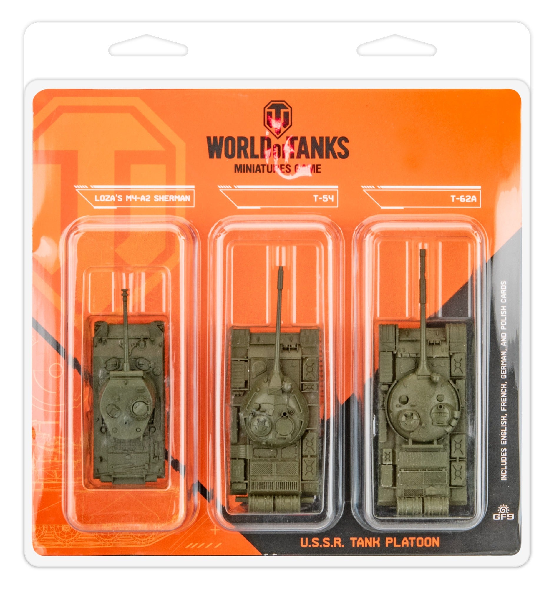 wot96 U.S.S.R. Tank Platoon (T-54, Loza's M4-A2 Sherman, T-62A)