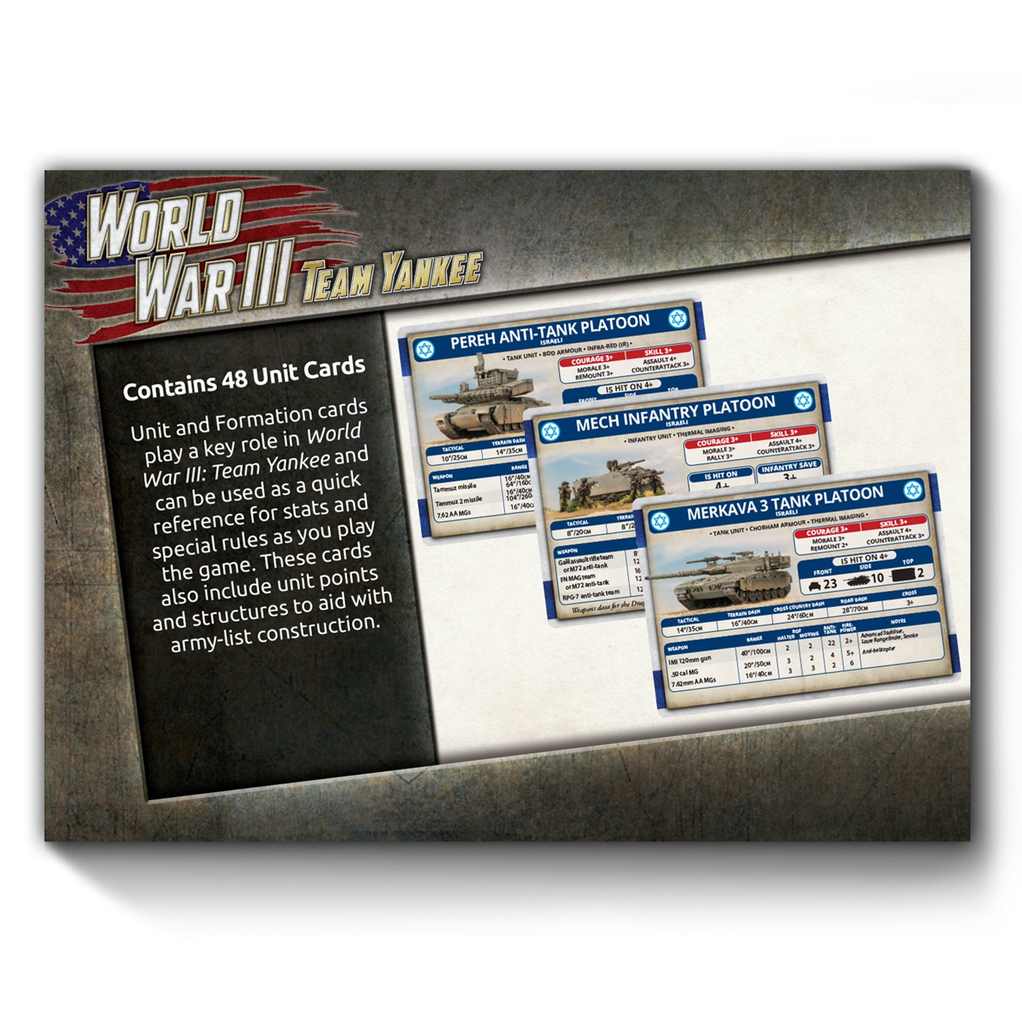 ww3-10u Israeli Unit Card Pack (x48 Cards) - Limited Edition