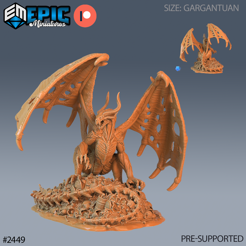 Skull Dragon (Gargantuan)