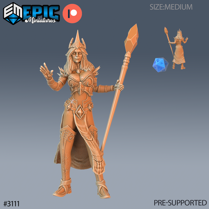 Wizard Female Player Character (Medium)