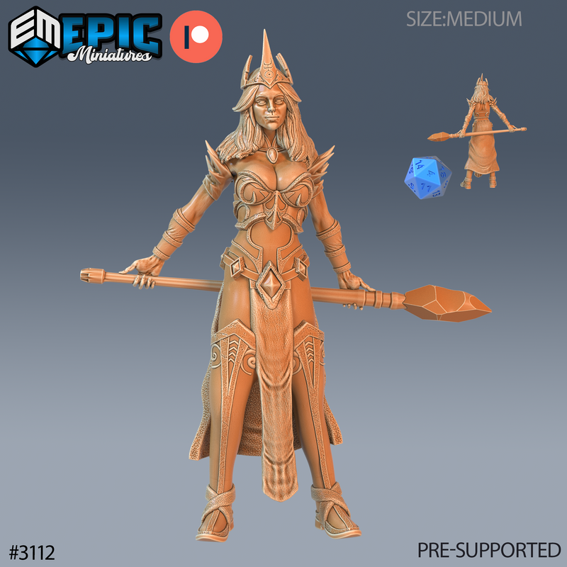 Wizard Female Player Character Stuff (Medium)