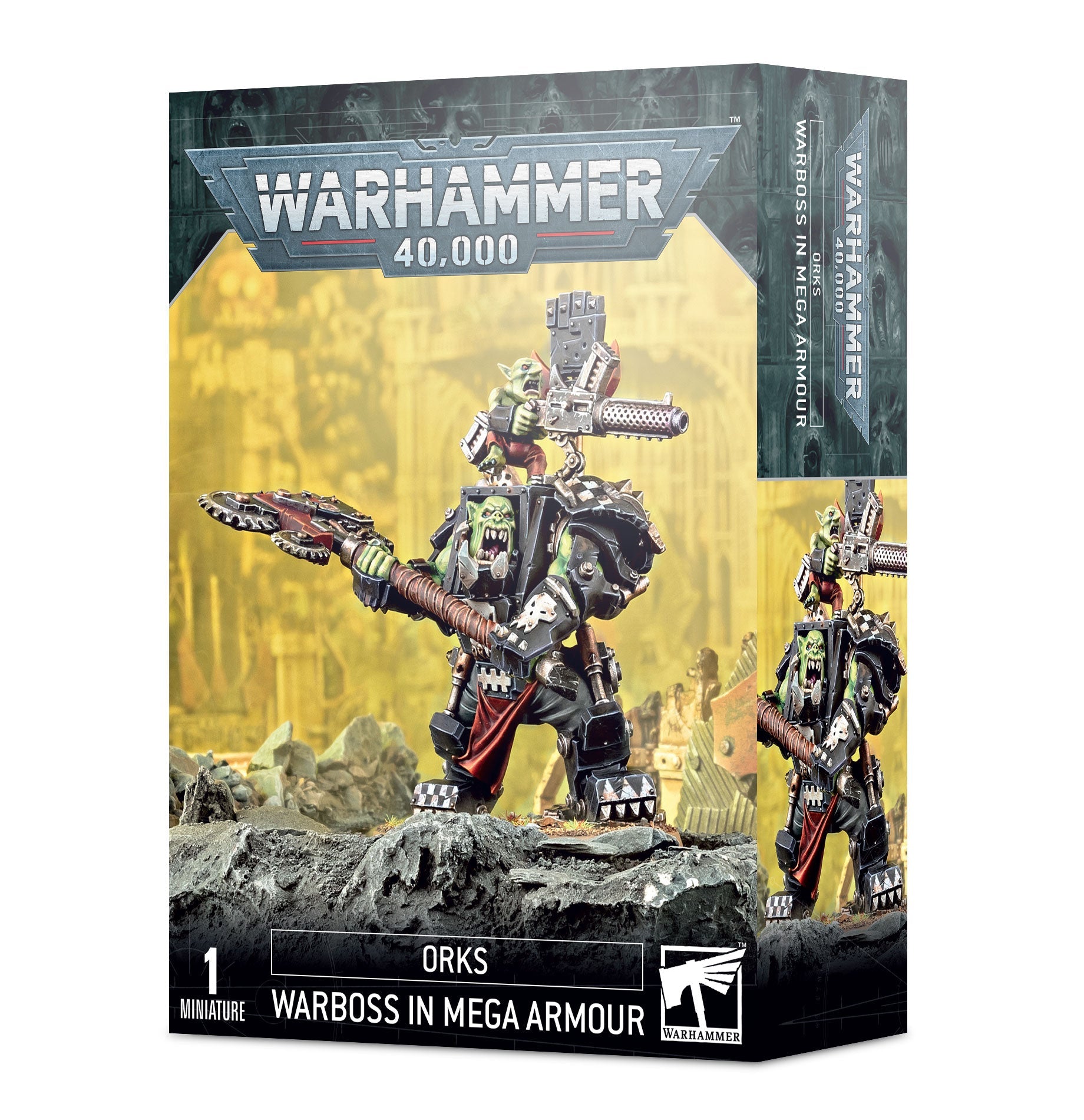 ORKS: ORK WARBOSS IN MEGA ARMOUR オルク：オルク・ウォーボス（メガアーマー装備）