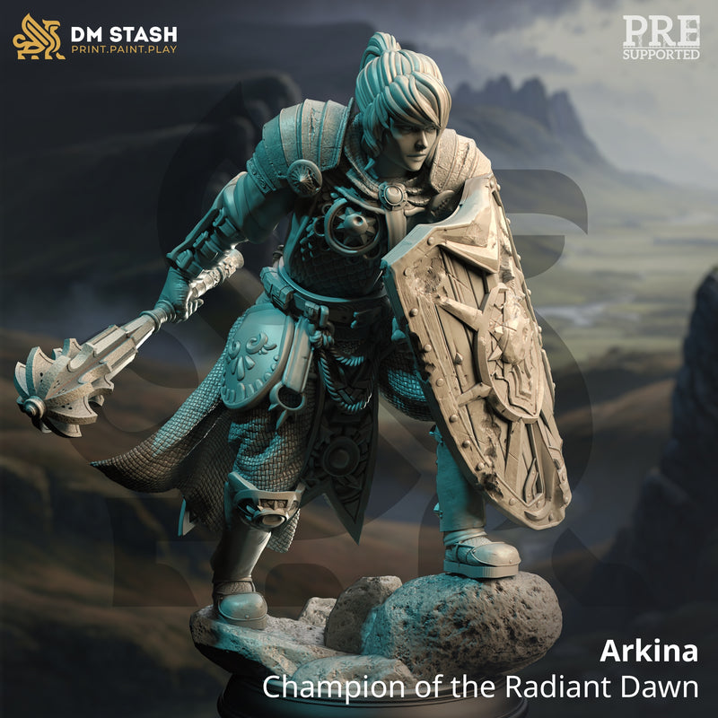 Arkeus/Arkina - Champions of the Radiant Dawn [Medium Sized Models - 25mm base]