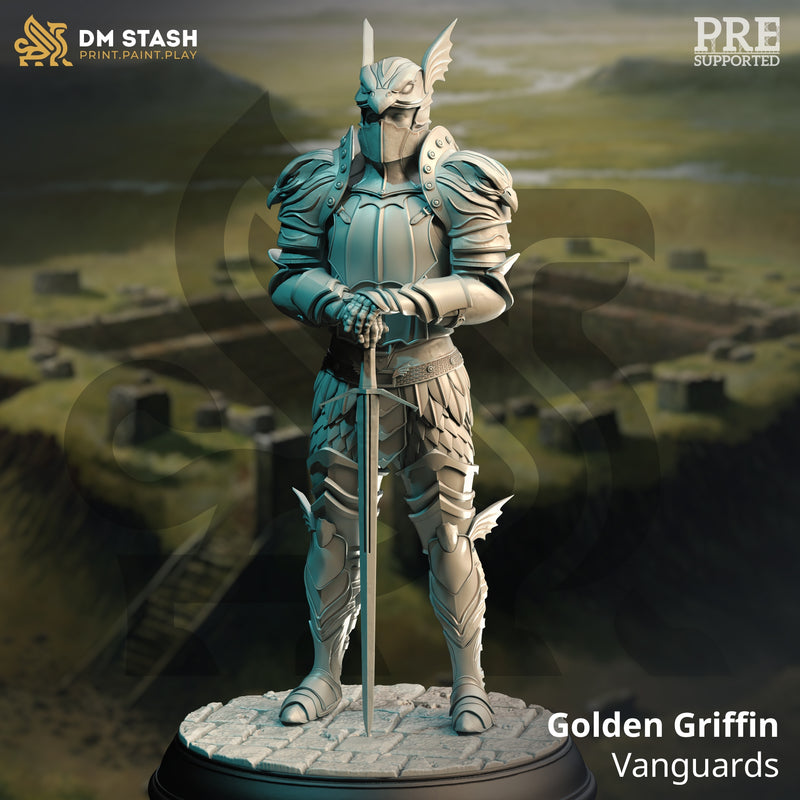 Golden Griffin Footsoldiers  [Medium Sized Models - 25mm base]