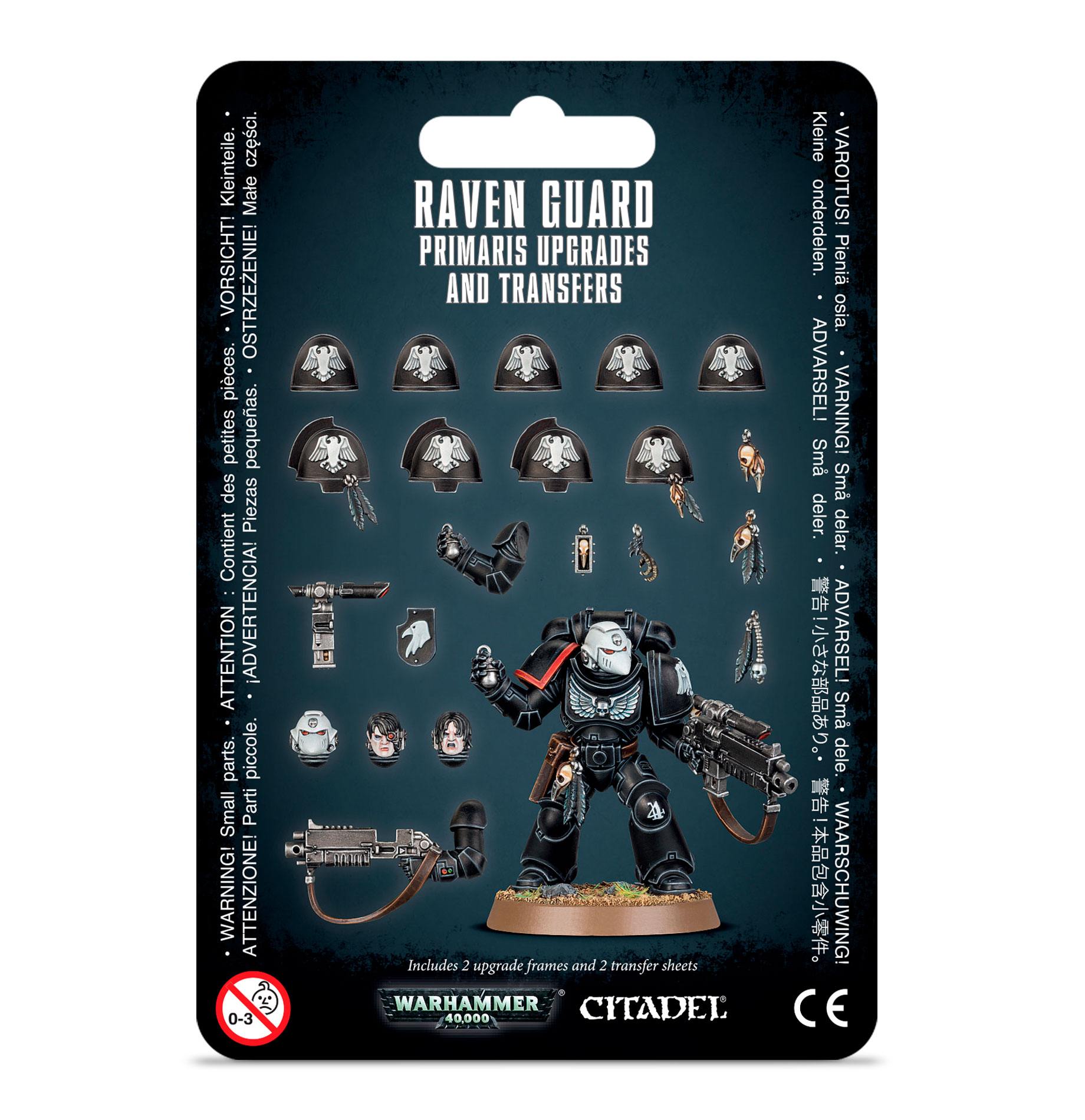 RAVEN GUARD PRIMARIS UPGRADES & TRANSFRS　レイヴンガード プライマリス・ アップグレード＆デカールシート