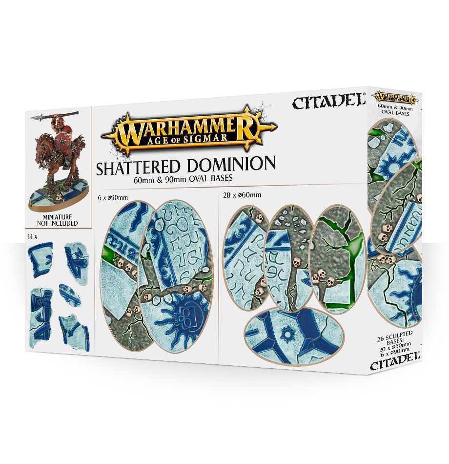 SHATTERED DOMINION: 65&40MM ROUND シャッタード・ドミニオン：65&40mmラウンドベース