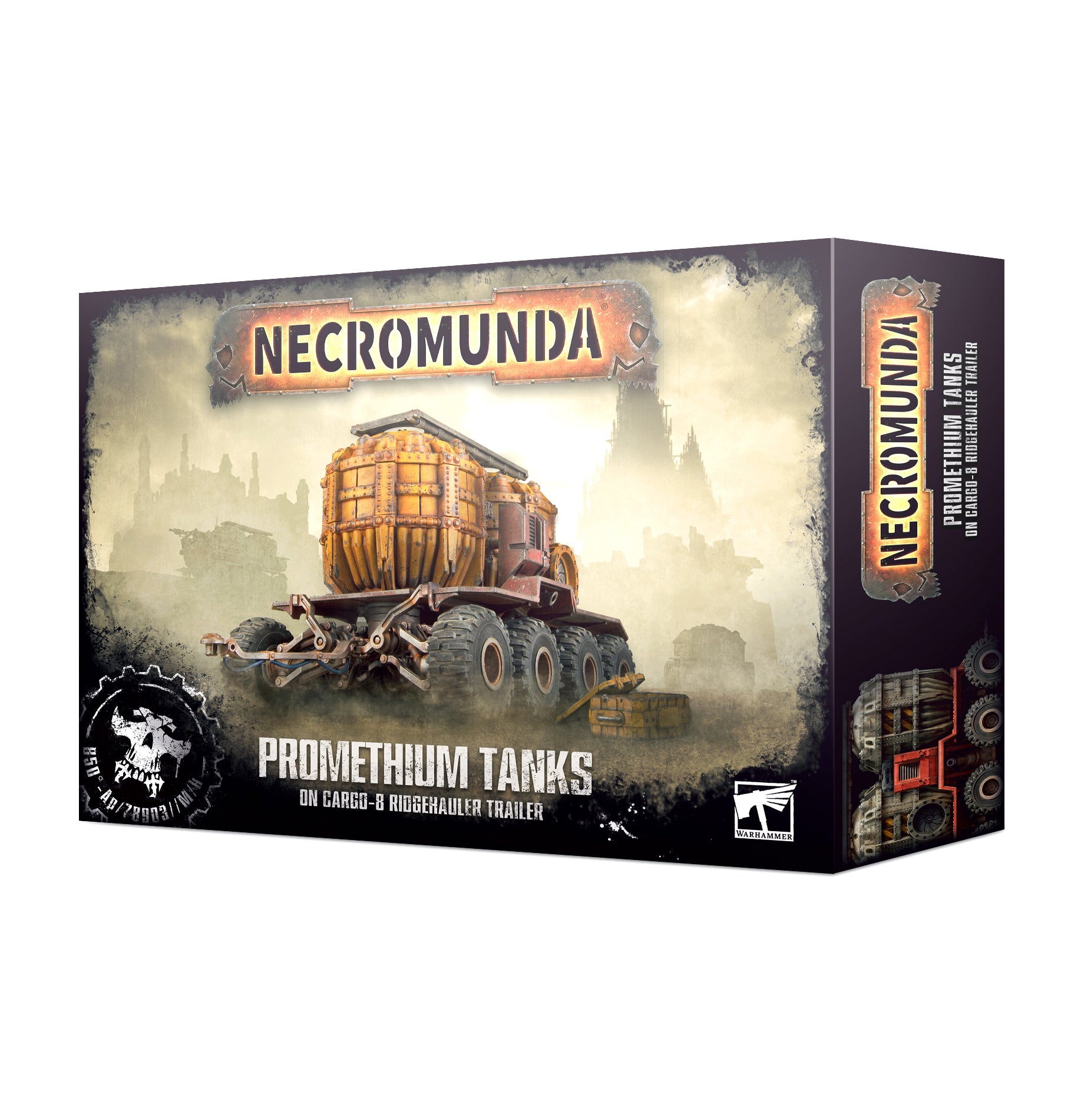 NECROMUNDA: PROMETHIUM TANKS ON CARGO-8 TRAILER ネクロムンダ：プロメチウム・タンク・オン・カーゴ=8・トレイラー