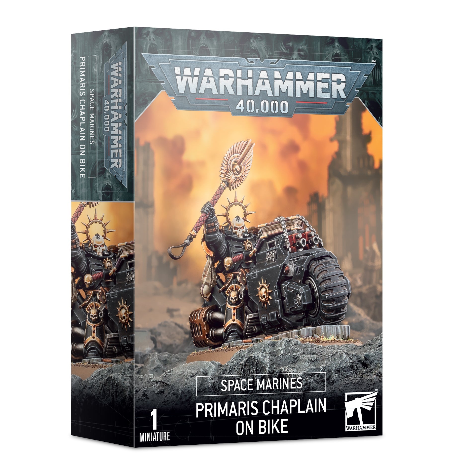 SPACE MARINES: PRIMARIS CHAPLAIN ON BIKE スペースマリーン：プライマリス・チャプレイン（バイク騎乗）